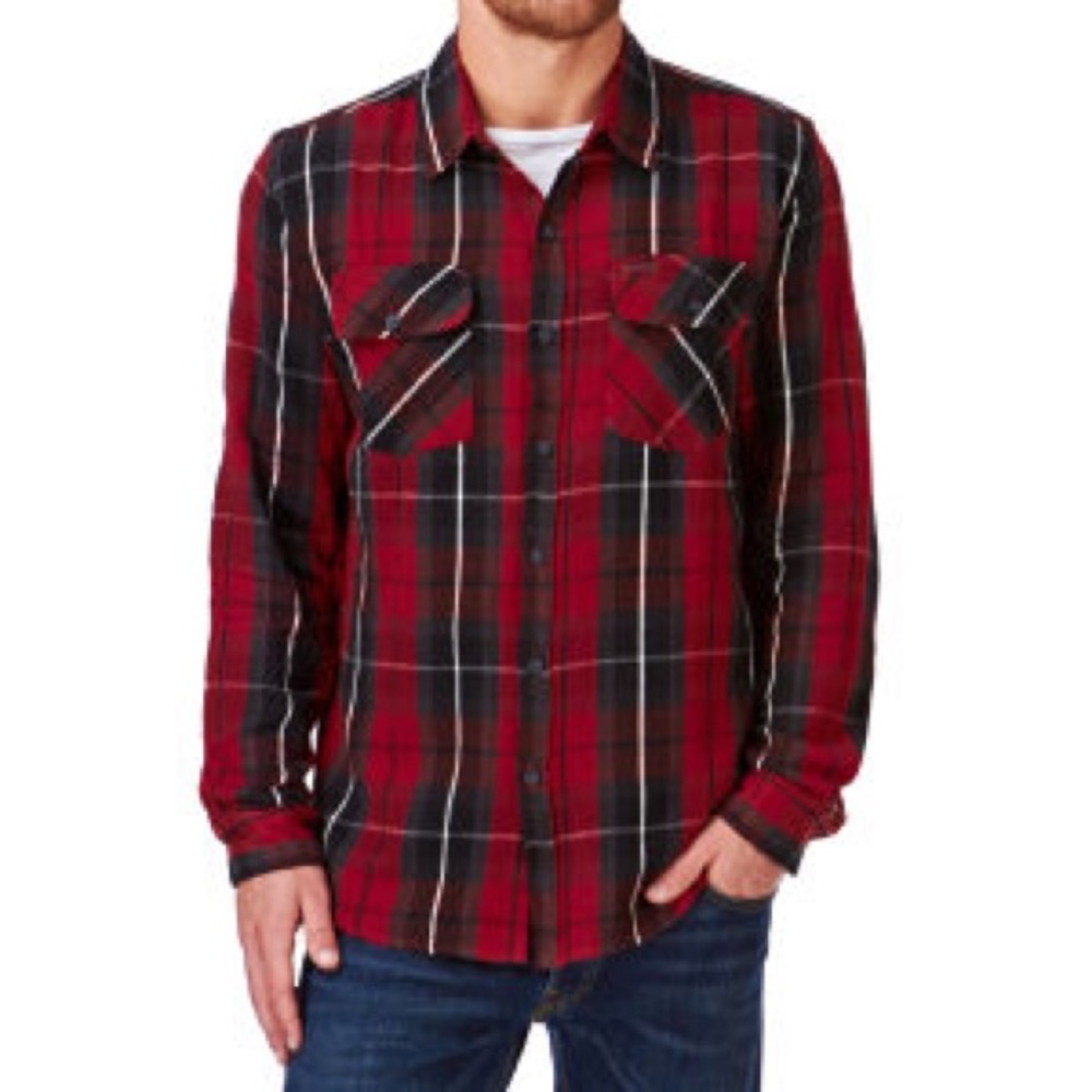 🔥Captain Fin Rebel Flannel Long Sleeve Shirt NWT